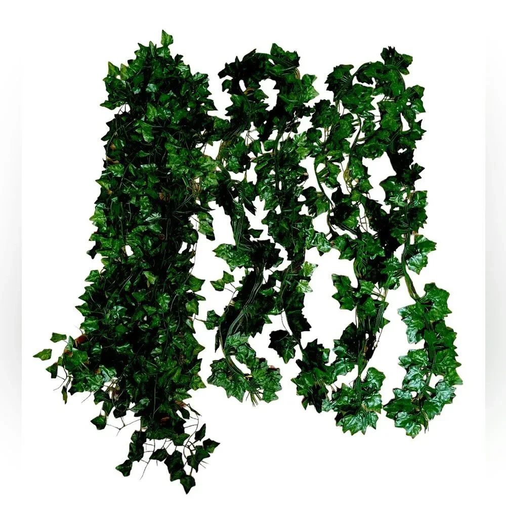 36 pack 82.6 inches ivy green leaves garland for home office